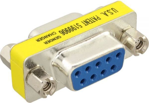 InLine 32224, 9pin female, 9 pin, Silver