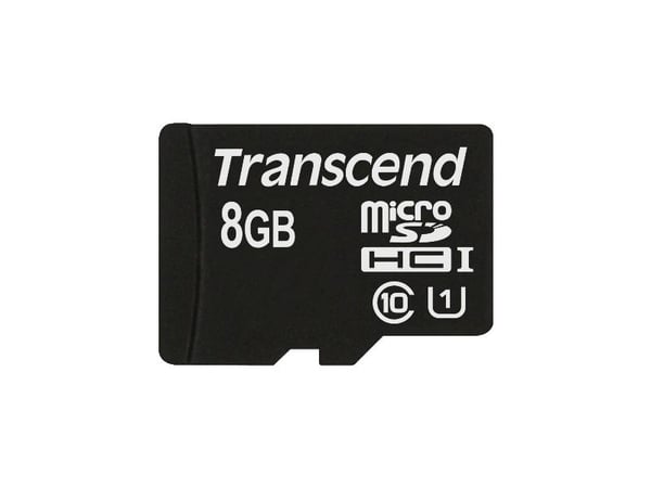 Transcend microSDHC Class 10 UHS-I (Premium) - Flashminnekort - 8 GB - UHS Class 1 / Class10 - microSDHC UHS-I