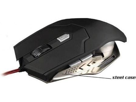 Rebeltec Falcon - Mus - optisk - 6 knapper - kabling - USB