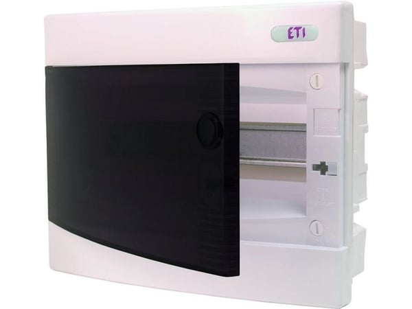 Infälld elcentral ECM12PT 12M IP40 transparenta dörrar 001101011