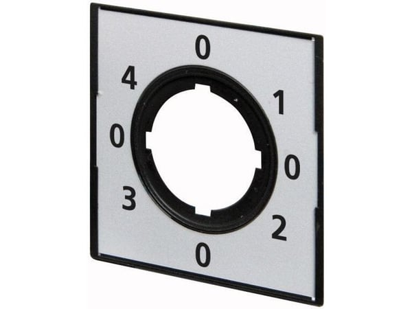 Eaton firkantet aluminium merkeplate 0-1-0-2-0-3-0-4 M22-XCK2 (279435)