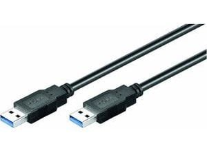M-CAB - USB-kabel - USB-type A (hann) til USB-type A (hann) - USB 3.0 - 1.8 m - svart
