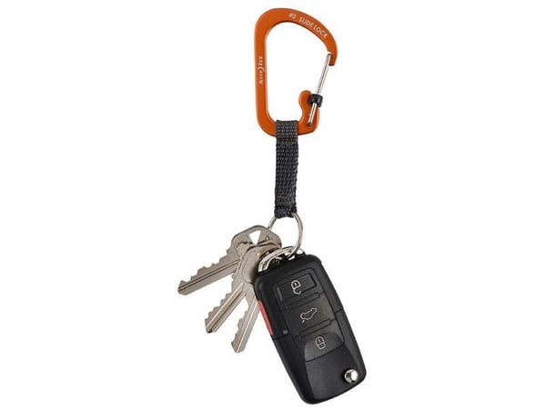 NiteIze karabinkrok SlideLock nøkkelring i aluminium Pom