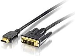 Equip 119329, 10 m, HDMI, DVI-D, Hankjønn, Hankjønn, Gull