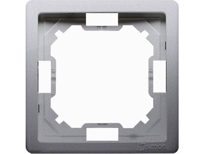 Contact-Simon Simon Basic inox enkeltramme (BMR1/21)