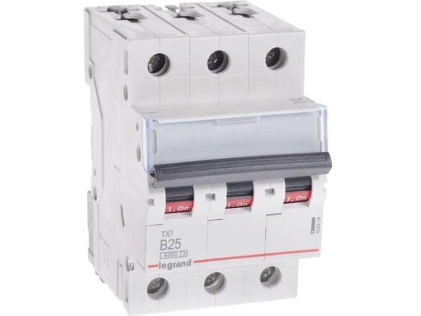 Legrand TX3, Miniatyr-automatsikring, Type B, IP20, 240 - 415 V