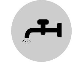 Eaton trykknapplinse 22 mm flat hvit med symbol PLYN (218314)