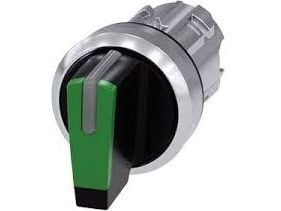 Siemens 3SU1052-2BN40-0AA0, Metalli, IP67, IP69K, Musta, Vihreä, Metallinen, 20 g, 30 mm, 55 mm