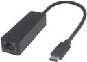 Microconnect 0,2m USB C - RJ-45 - USB C - RJ-45 - Hann/Hunn - Svart (USB3.1CETHB)