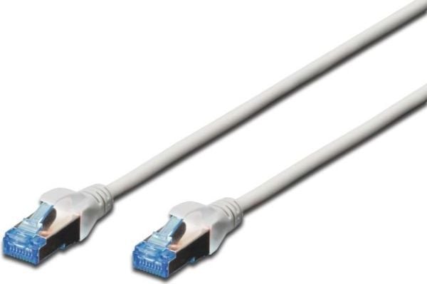 DIGITUS Ecoline - Liitäntäkaapeli - RJ-45 (han) til RJ-45 (han) - 3 m - FTP - CAT 5e - grå - vihreä