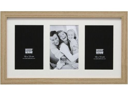 Deknudt S66KB3, 3 bilder i 1 ramme, Tre, Tre, 13 x 18 cm, Rektangulær, 490 mm