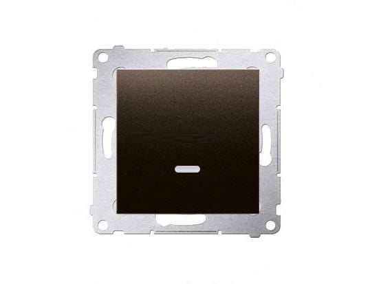 Kontakt-Simon DW1L.01/46, Plast, Pronssi, IP20, IP44, 250 V, 10 A, 75 mm
