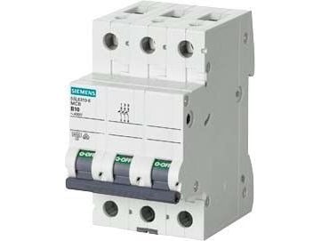 Siemensin pienoiskatkaisija 3-napainen 63 A 400 V 5SL6363-6 (5SL6363-6)