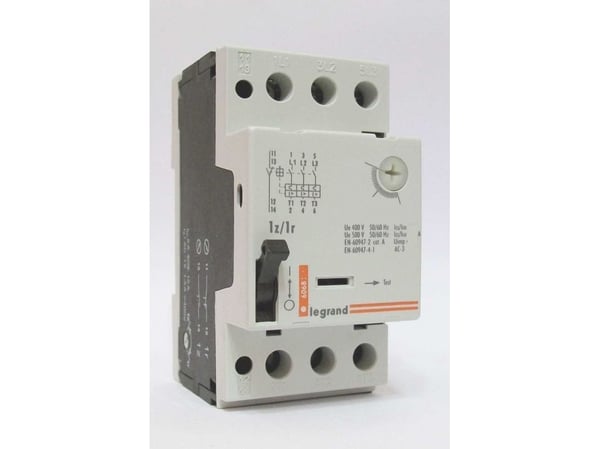 Legrand Moottorikatkaisija 3P 0,06kW 0,16-0,25A M250 1NO/1NC 0,25 606821