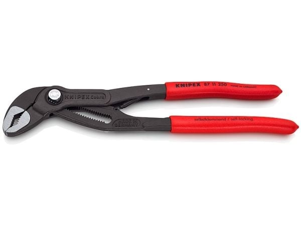 Knipex 87 11 250, Not-og-fjær-tang, 5 cm, 4,6 cm, Kromvanadiumstål, Plast, Rød
