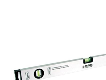 MEGA Aluminum spirit level with 2 vials 60cm (15036)