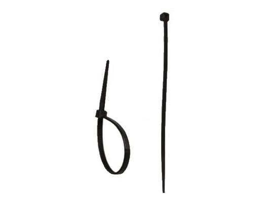 Dedra nailon kaapelinsiteet 9x610mm musta 25kpl - 11B90611