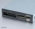 Akasa Internal Card Reader - Kortleser - 3,5" (CF I, CF II, MS PRO, Microdrive, MMC, SD, MS Duo, xD, TransFlash, MMCmobile, microSD, SDHC, MS Micro...