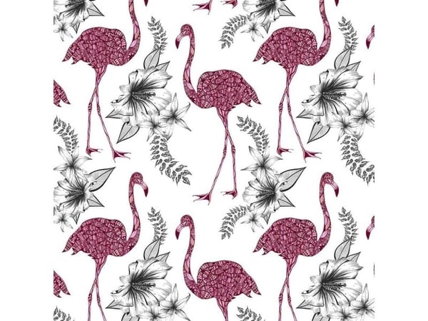 Clear Creation Karnet firkant CL0405 etniske flamingoer