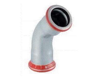 Geberit 20603, 45°, 37 mm, 17 mm