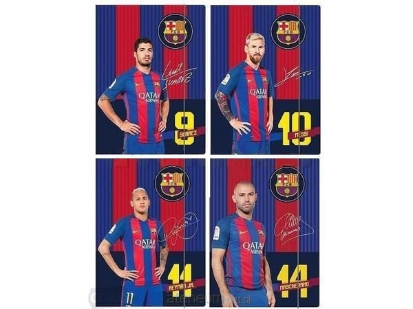 Astra-mappe med elastisk bånd FC Barca Fan 6