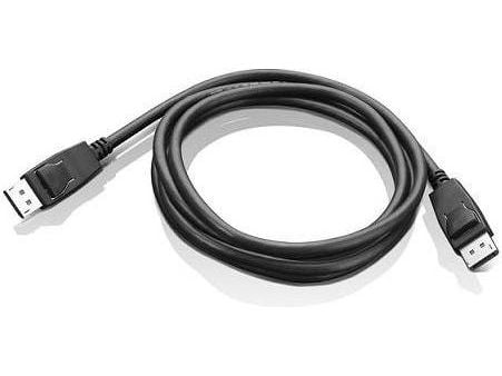 Lenovo - DisplayPort-kabel - DisplayPort (hann) til DisplayPort (hann) - 1.8 m - for ThinkCentre M75t Gen 2; M80s Gen 3; M90a Gen 3; M90q Gen 2; M9...
