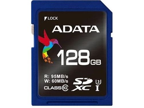 ADATA Premier Pro - Flashminnekort - 128 GB - Video Class V30 / UHS-I U3 / Class10 - SDXC UHS-I