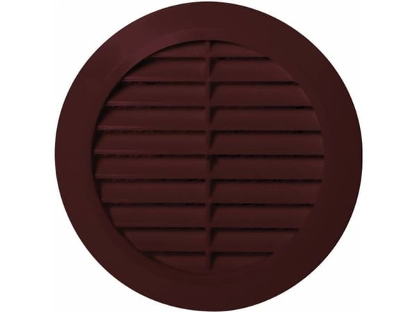 AWENTA ventilationsgaller brun med nät 100 mm (T30BR)