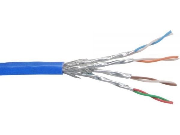 InLine 76499B, 100 m, Cat6, S/FTP (S-STP), Blå