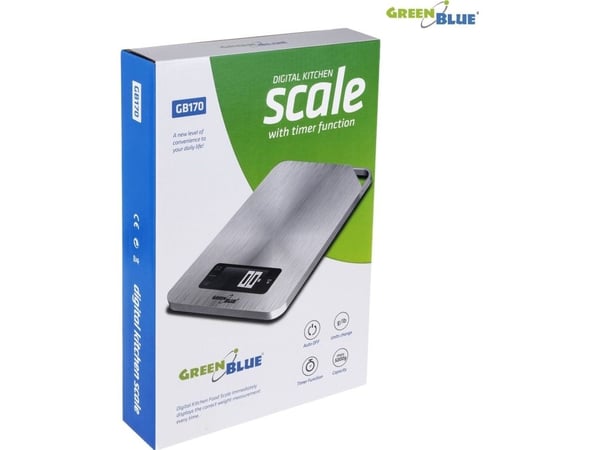 Kjøkkenvekt GreenBlue GreenBlue GB170 digital med timer (min 1 g, maks 5000 g)