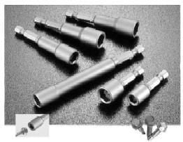 Jonnesway 8mm magneettinen hylsy 1/4" x 65mm ruuvimeisselille D165MN08M