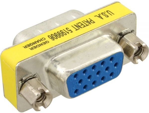 InLine 47714, VGA (D-sub) HD female, VGA (D-Sub), Silver