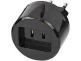 Brennenstuhl 1508500010, Tyyppi A, Tyyppi C (Europistoke), 250 V, 2,5 A, Musta