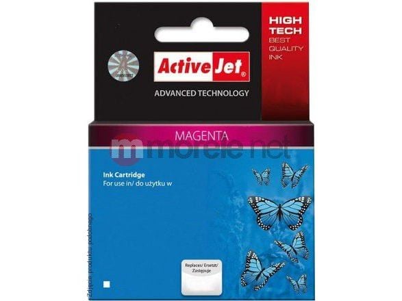 Activejet ACC-551MN, Korkea (XL) värintuotto, Magenta, Väripohjainen muste, 15 ml, 1 kpl, Kertapakkaus