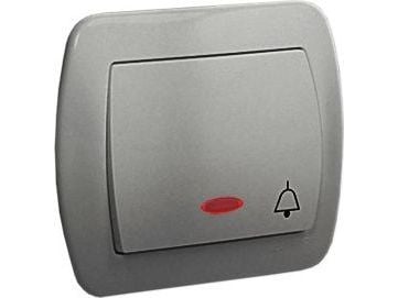 Kontakt-Simon AD1L/26, Pushbutton switch, Gjuten aluminium, Plast, IP20, 250 V, 10 A