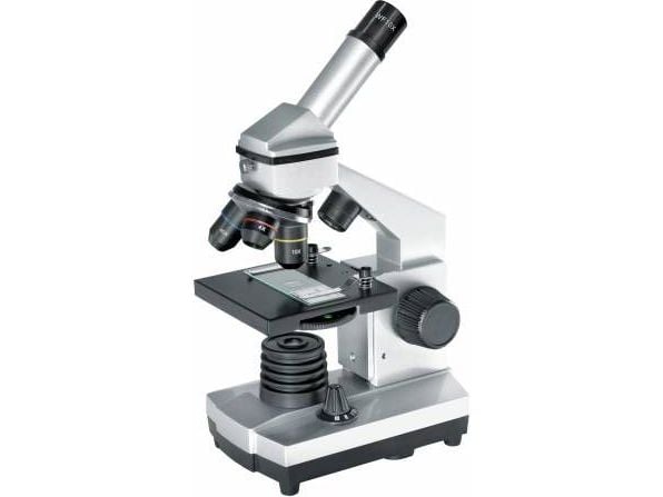 Mikroskop Bresser Junior Biolux CA 40X-1024X med eksperimentelle sett og smart te