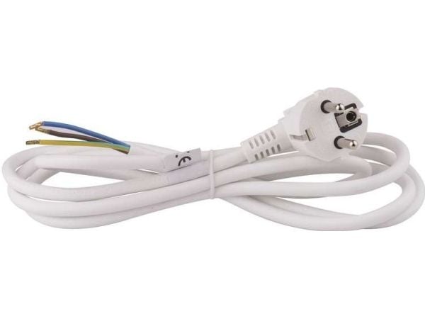 Tilkoblingskabel EMOS H05VV-F hvit 3 x 1,5 mm 5 m (S14325)