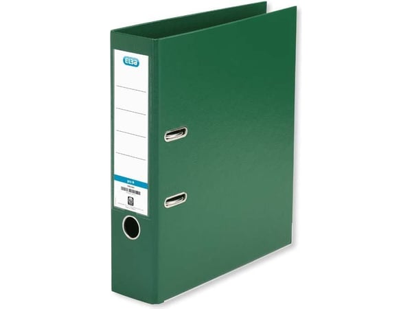 Elba Smart PP/PP, 80 mm, A4, Polypropylen (PP), Grønn, 570 ark, 8 cm, 285 mm