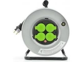 ELS Elektrotechnika trumförlängningssladd IP44 3 x 2,5 mm metalltrumma 40 m (E9131Q48273M)