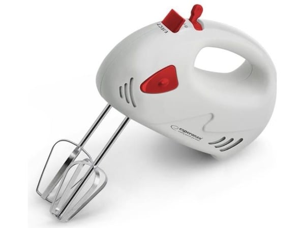 Esperanza MUFFIN - Håndmikser - 150 W - rød