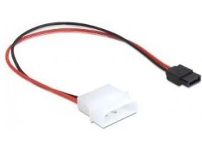 Delock - Strømadapter - Slimline SATA strøm (hunn) til 4-pins intern strøm (5V) (hann) - 25 cm
