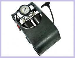 Geko dobbel fotpumpe (G01290)