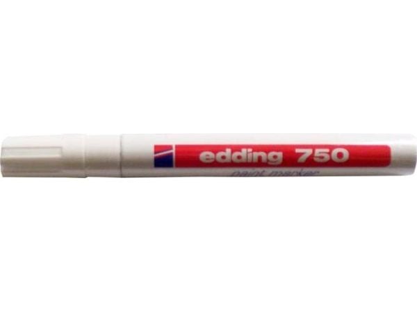 edding 750 paint - Markør - permanent - hvit - fargeblekk - 2-4 mm