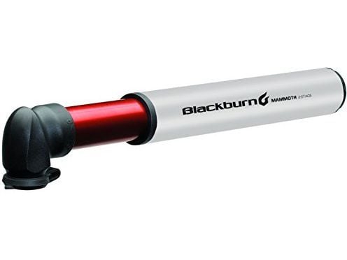 Blackburn håndpumpe Mammoth 2-trinns Anyvalve HP HV 120psi sølv (BBN-7068163)