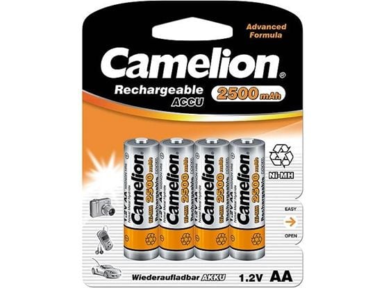 Camelion NH-AA2500-BC4 - Batteri 4 x AA-type - NiMH - (oppladbart) - 2500 mAh