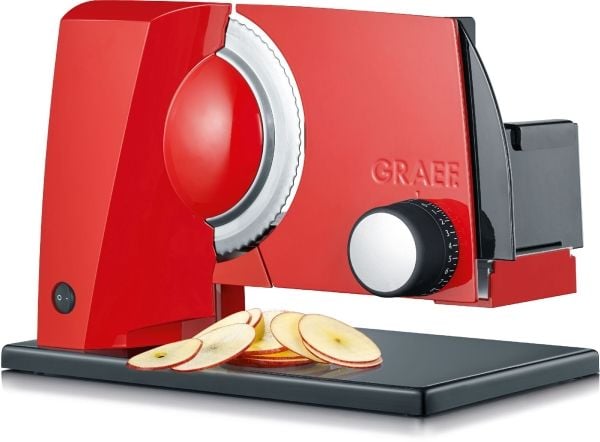 Graef Sliced Kitchen SKS S11003 - Skjæremaskin - 175 W - rød