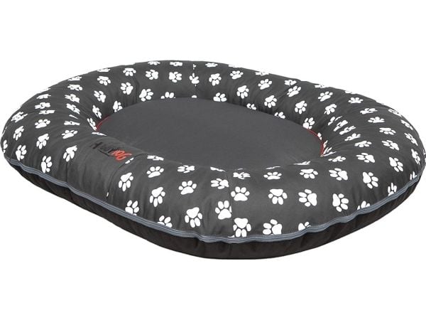 Hobbydog hundeseng Ponton Prestige - grå med poter XXL