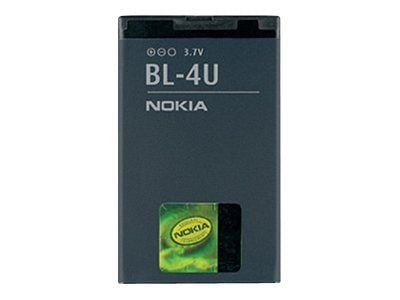 Nokia BL-4U - Batteri till mobiltelefon - Li-Ion - 1000 mAh - för Nokia 301, 3120, 500, 515, 5250, 5330, 5530, 6600, 8800, C5, E75; Asha 210, 30X, ...