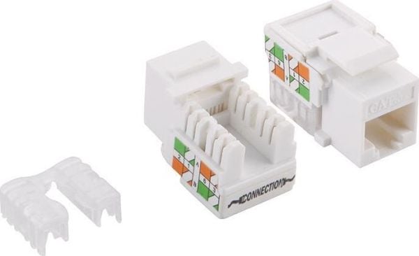 LogiLink NK4006, RJ-45, UTP, 5e, Vit, EIA/TIA 568A-5, 20 g