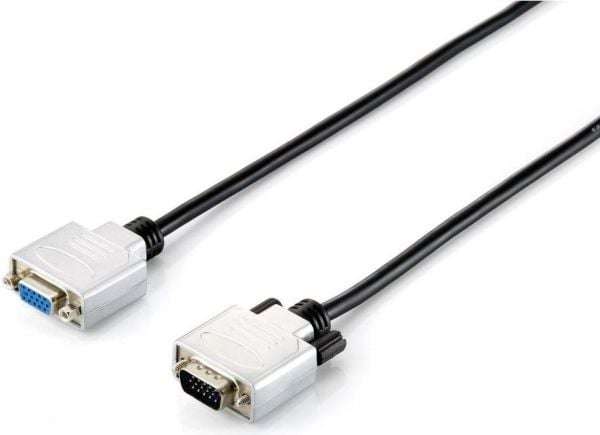 Equip 118854, 10 m, VGA (D-Sub), VGA (D-Sub), Uros, Naaras, Musta, Hopea